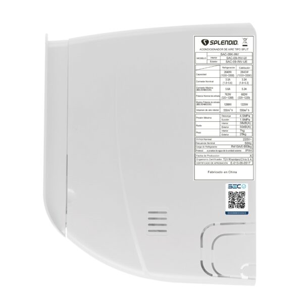 Aire acondicionado Split 9000BTU Inverter - Image 5